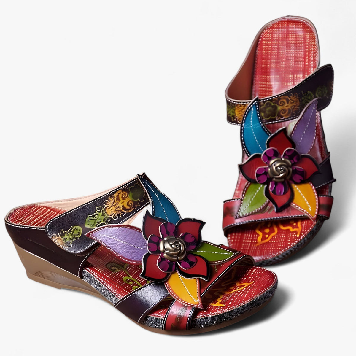 Boho sandals for women with braided straps – BohoStep Dolly