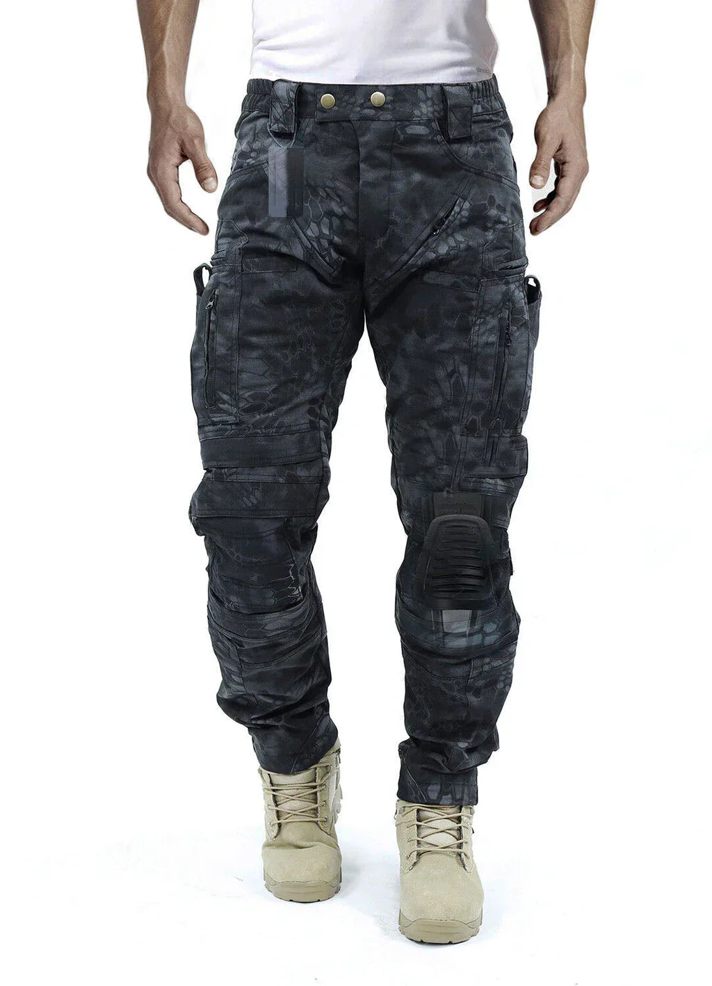 Functional Men's Cargo Trousers with Knee Protection – Bram