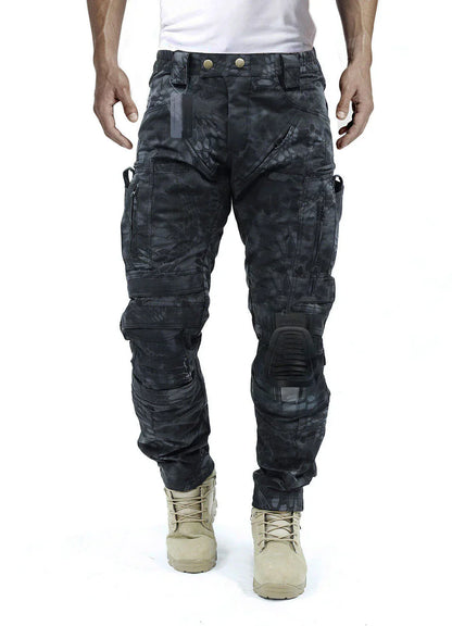 Functional Men's Cargo Trousers with Knee Protection – Bram