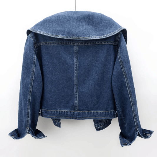Women's denim jacket with sailor collar – Autumn Magic Giovanna