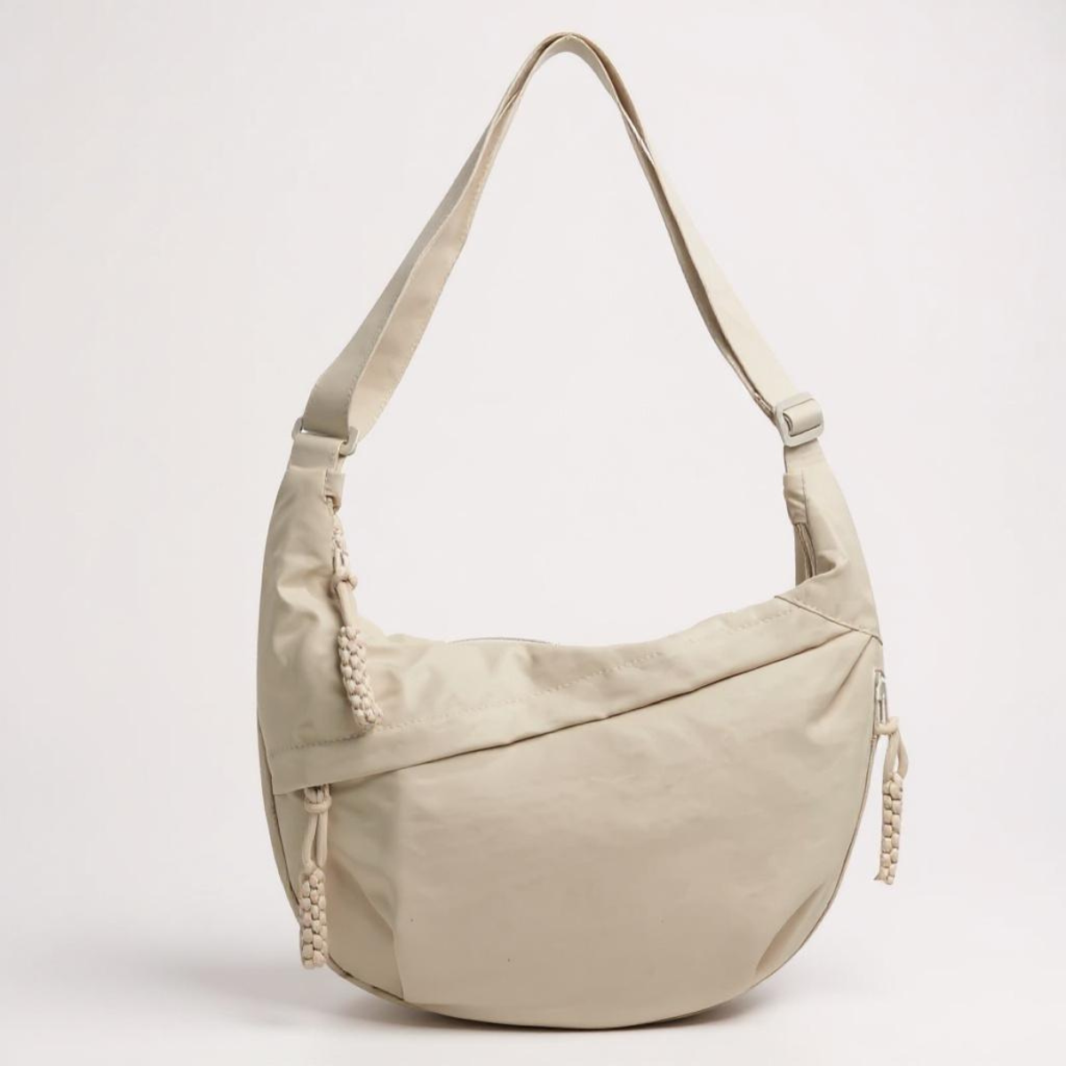 Beige Shoulder Bag – Elegant Everyday Crossbody Purse 1