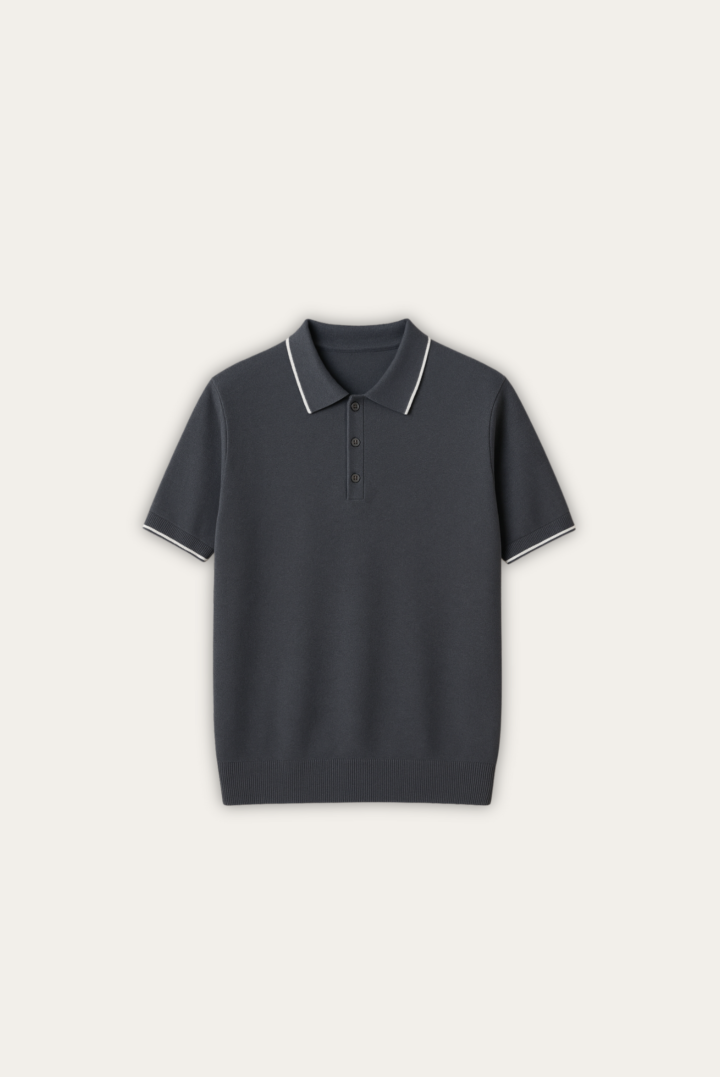 Stylish men's polo shirt made of cashmere-merino wool – Miro
