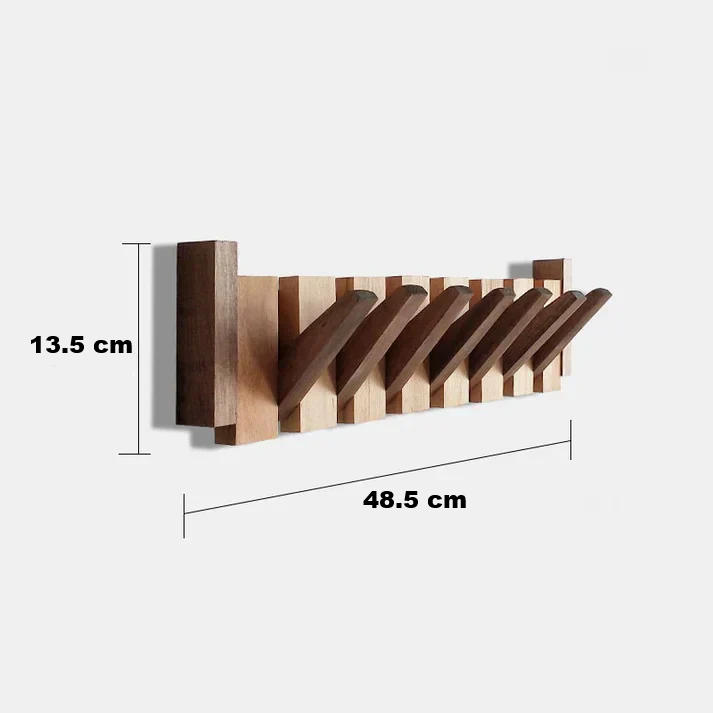 Wooden Piano Style Coat Rack - Melodia