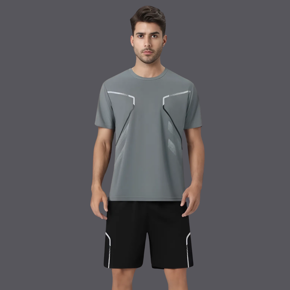 Sports outfit for men – T-shirt and shorts for training & leisure