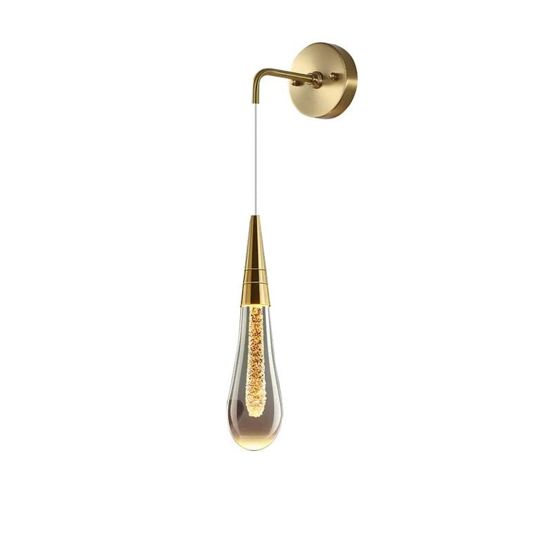 Drop-shaped Wall Lamp with Warm Glow - Solena