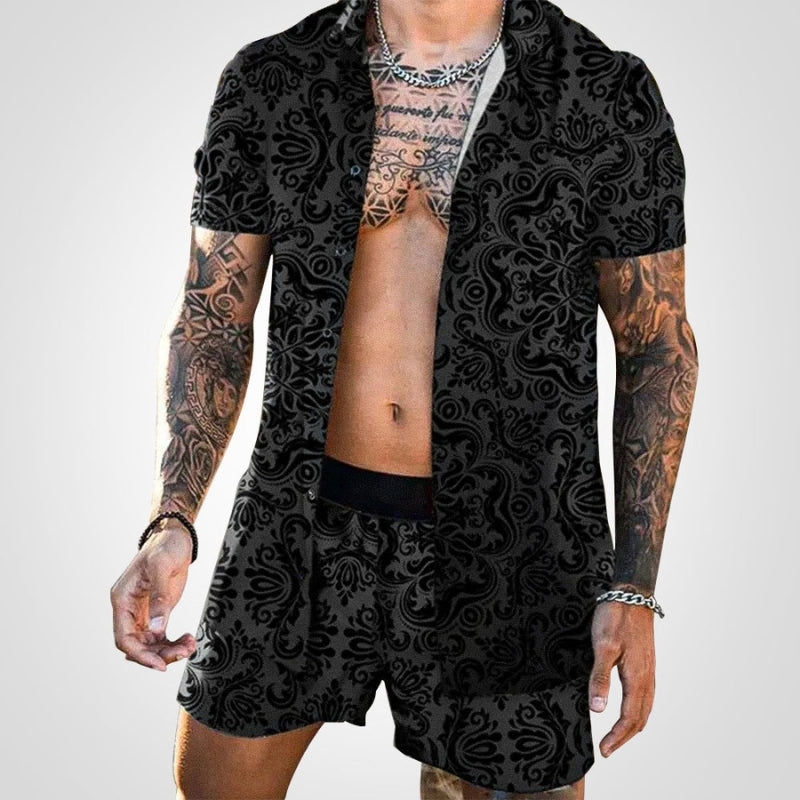 Two-piece men's set with print – Ruben