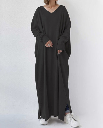 Summer Maxi Dress in Cotton-Linen Blend – Sorella
