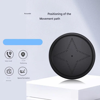 GPS Tracker Magnetic Compact – Real-time tracking for vehicles, pets & valuables – USB rechargeable