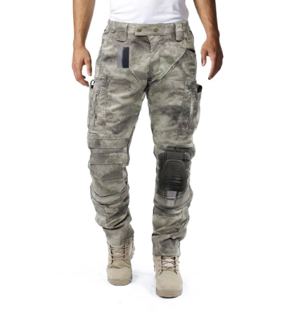 Functional Men's Cargo Trousers with Knee Protection – Bram