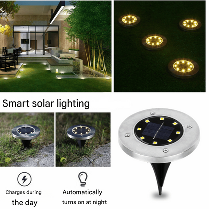 Solar Ground Spot Light for Outdoors – SunHalo