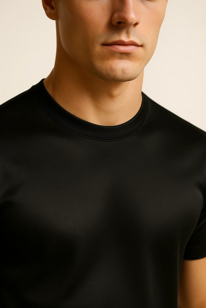 Stylish men's t-shirt made of mercerised cotton – Dario