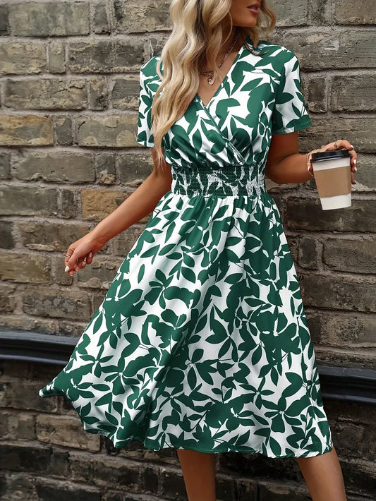 Wrap Dress with Floral Pattern | Livia | Fresh and Stylish