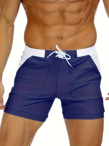 Quick-drying men’s swim shorts with breathable design – Elias