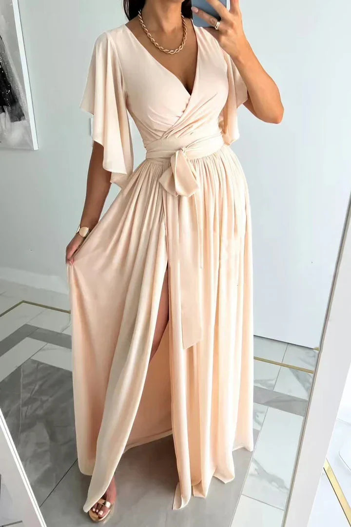 Maxi Dress with High Split - BreezeWave