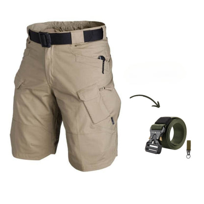 Men's cargo shorts with 7 pockets & free belt – Taro