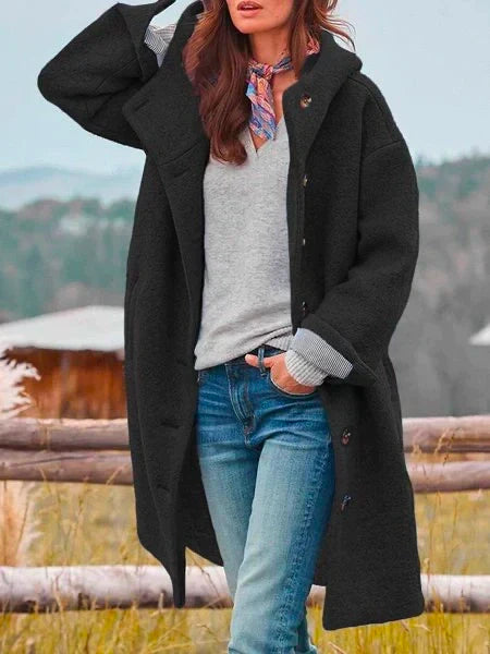 Comfortable ladies' coat – Anouk