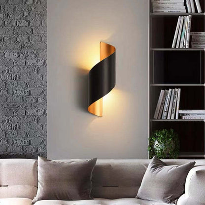 Modern Spiral LED Wall Lamp – TwistLight