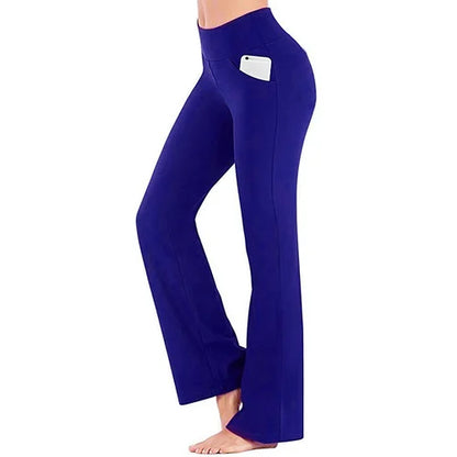 Ladies' yoga trousers with high waist – Selina
