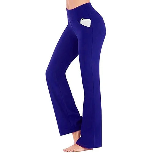 Ladies' yoga trousers with high waist – Selina