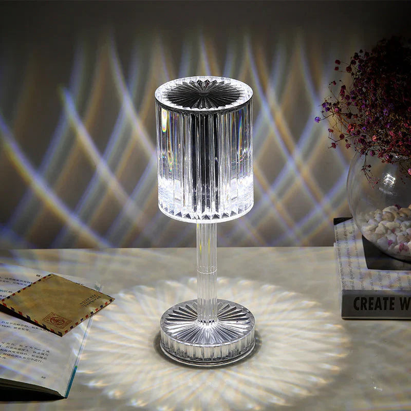 Dimmable Crystal Table Lamp with Modern Lighting - Seraphine