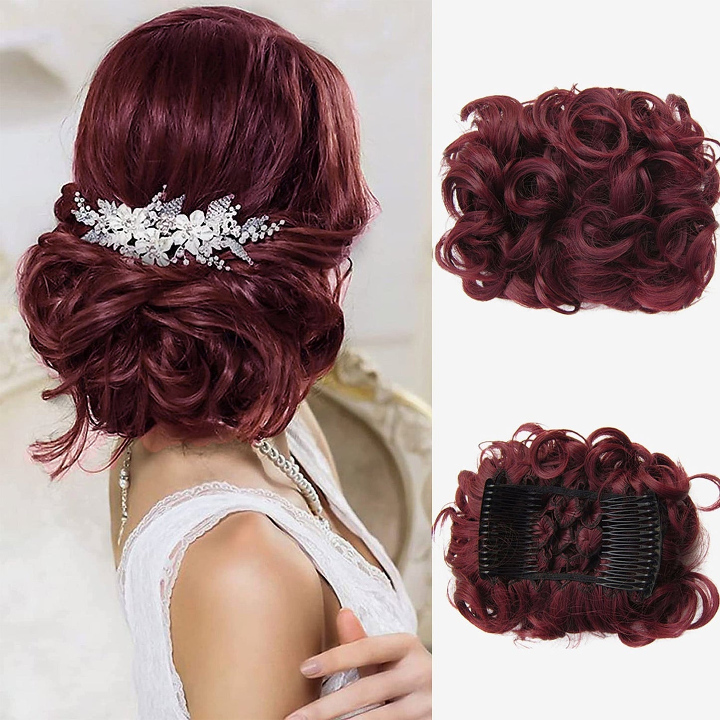 Curly Knot Hair Extension – FluffyFix