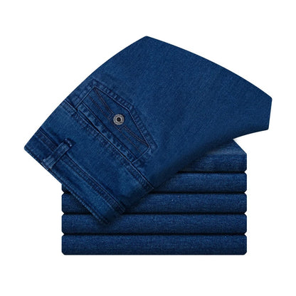Men's High Waist Straight Leg Jeans – Tobias