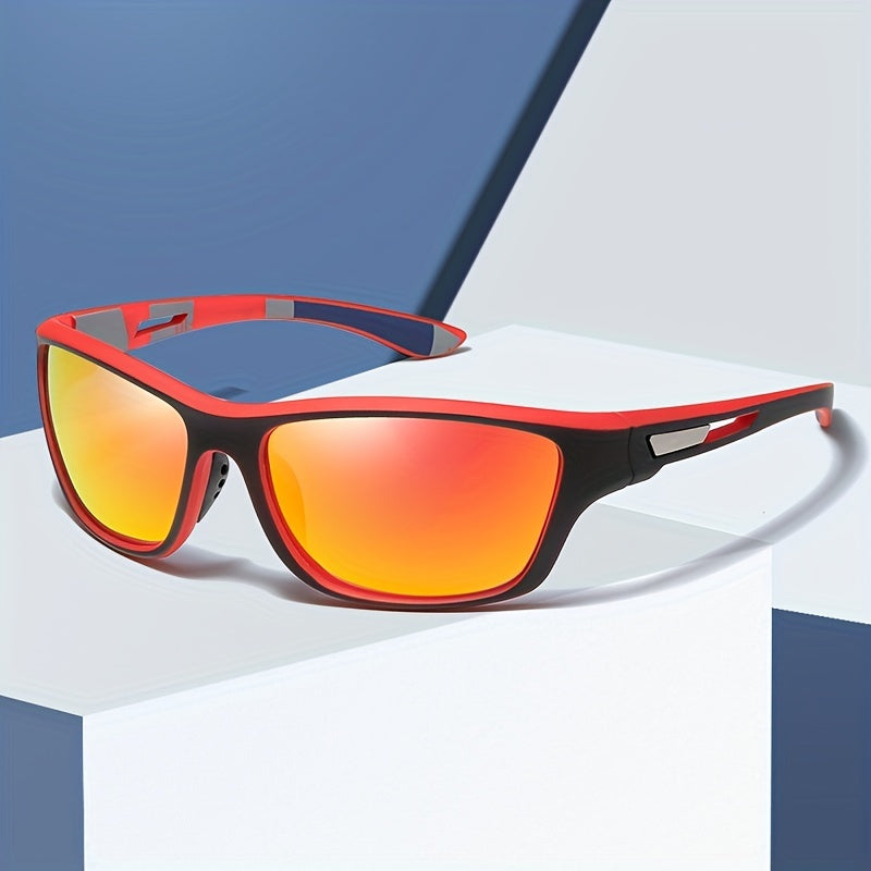 Sporty men's sunglasses with polarized lenses & UV400 protection – Vayron
