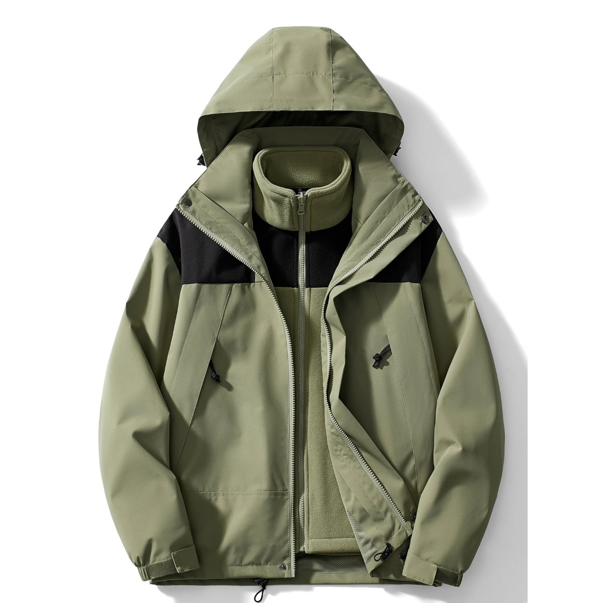 3-In-1 Hooded Winter Jacket - Melody