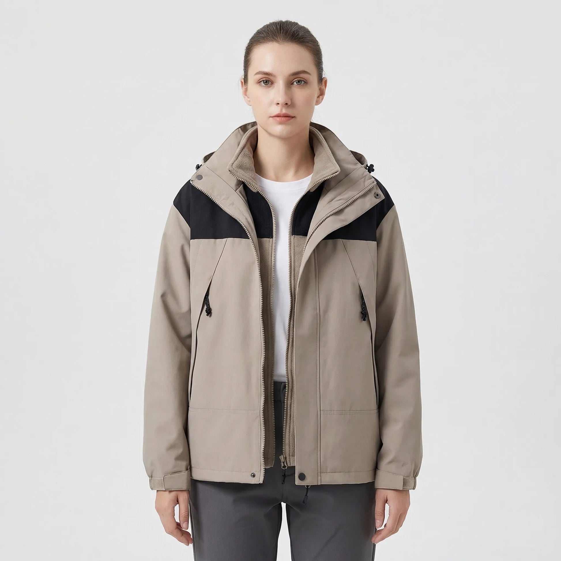 3-In-1 Hooded Winter Jacket - Melody