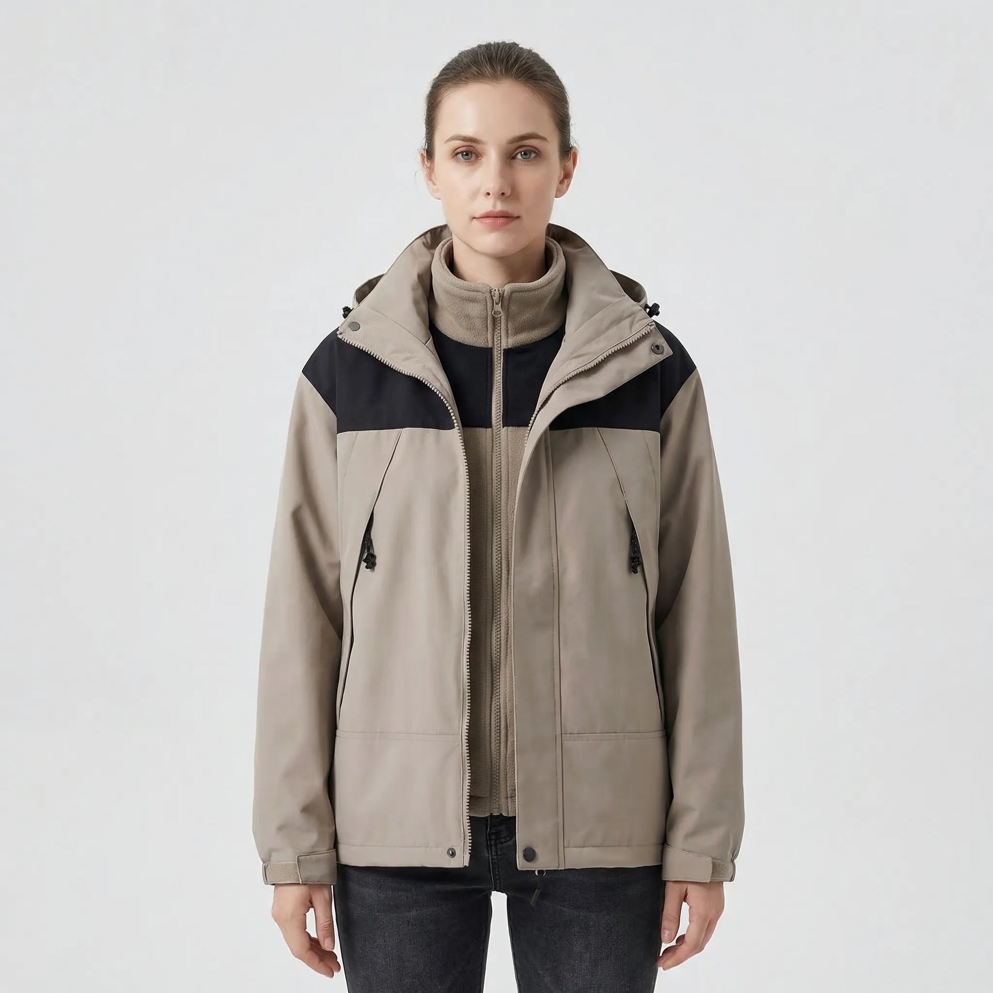 3-In-1 Hooded Winter Jacket - Melody