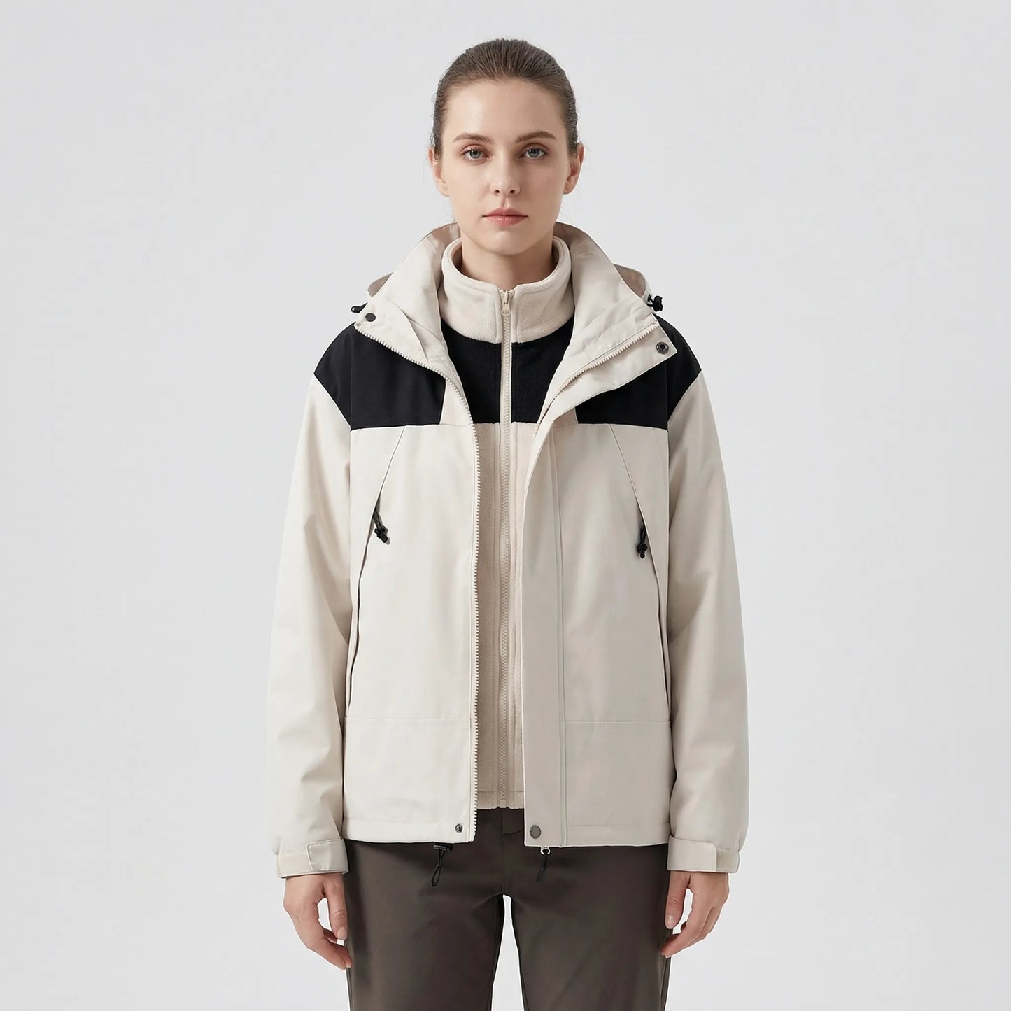 3-In-1 Hooded Winter Jacket - Melody