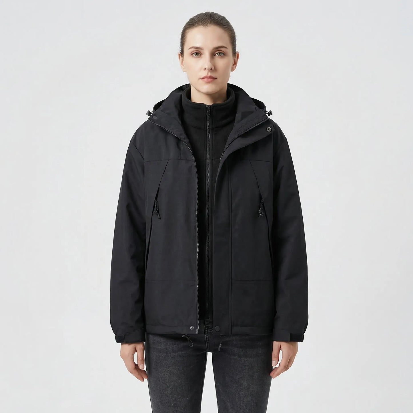 3-In-1 Hooded Winter Jacket - Melody