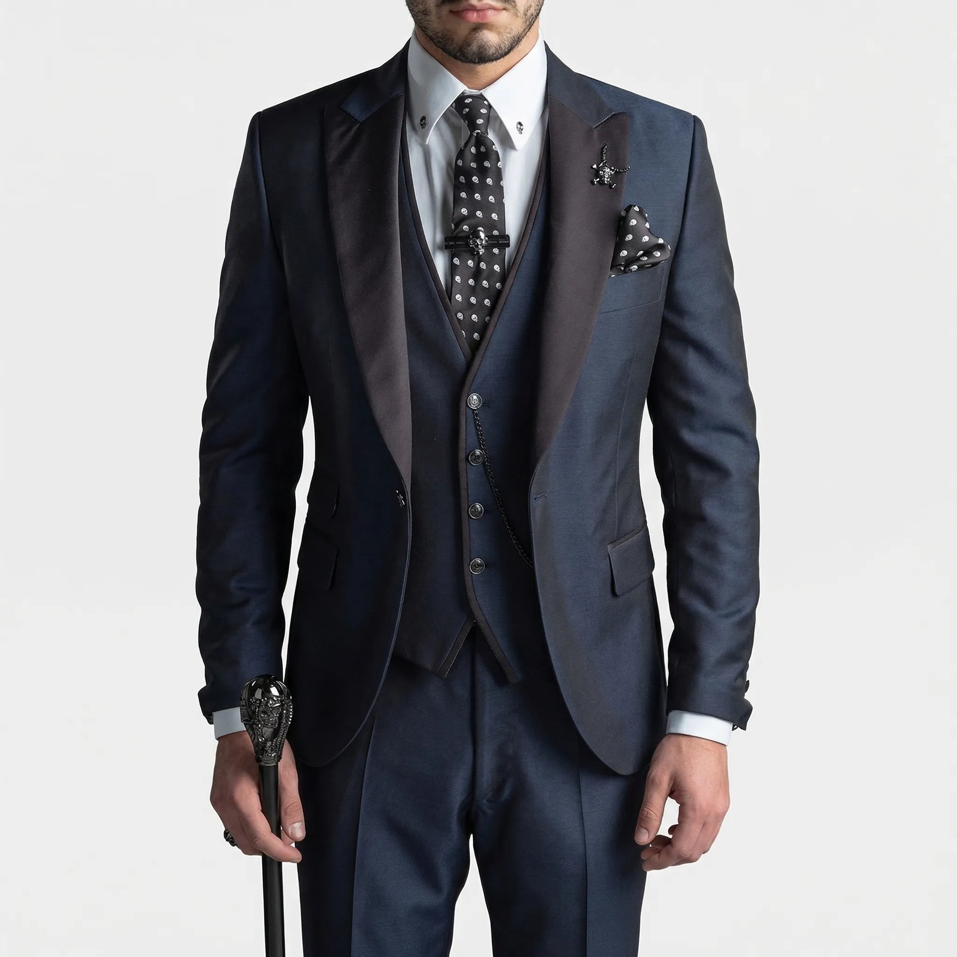 3-Piece Slim Fit Formal Suit - Seth