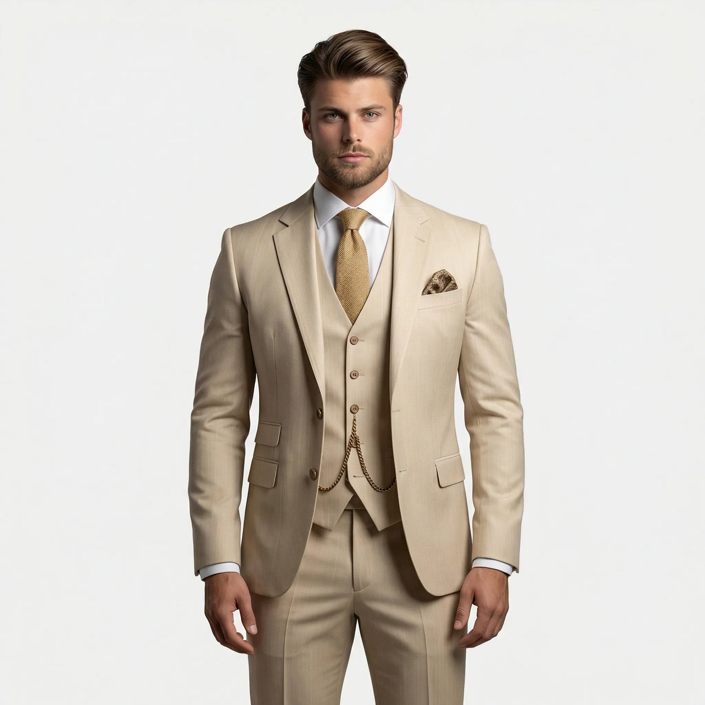 3-Piece Slim Fit Suit - Yannick