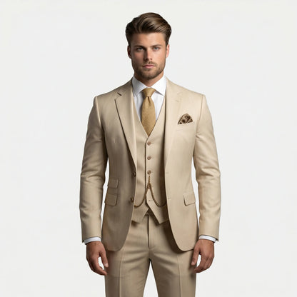 3-Piece Slim Fit Suit - Yannick