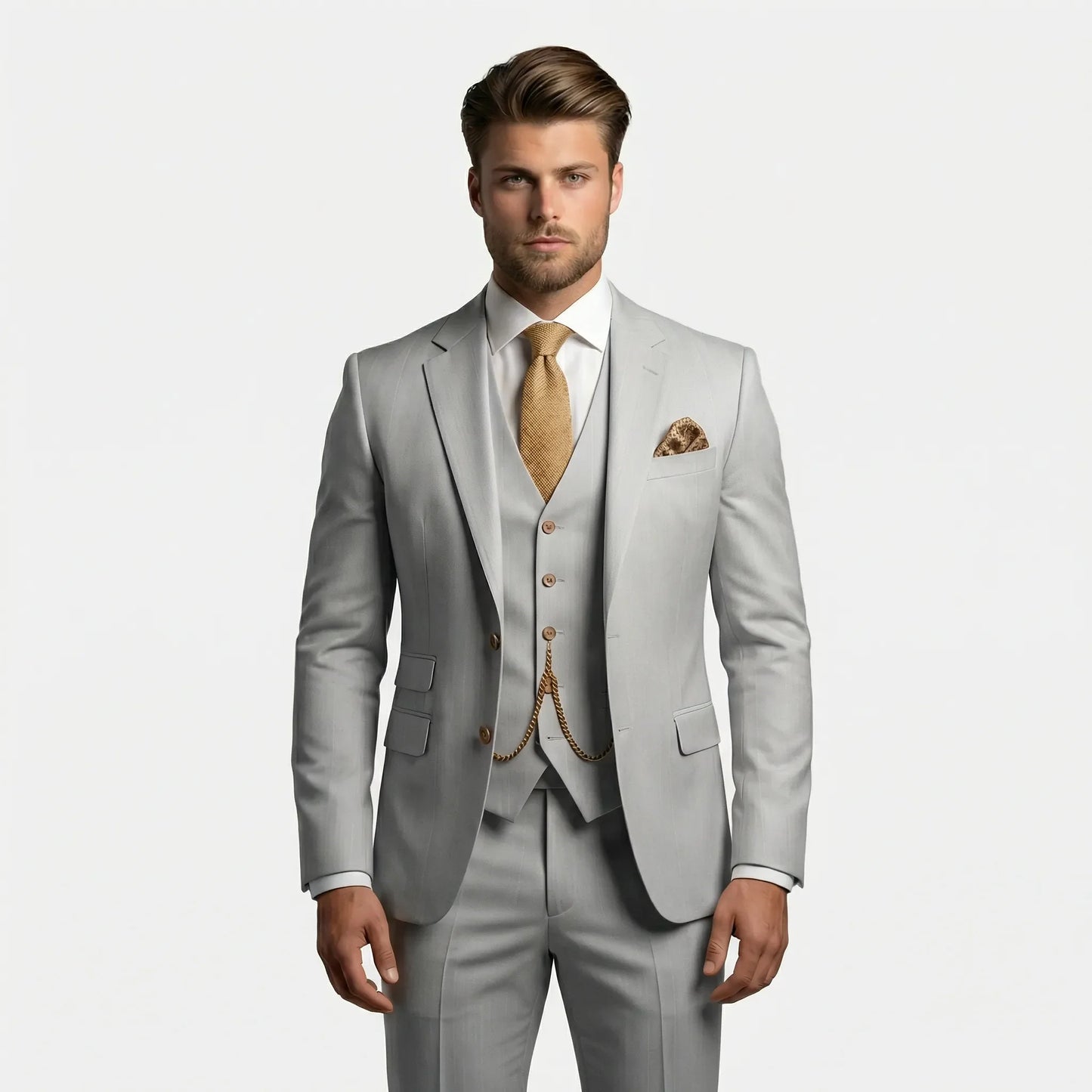 3-Piece Slim Fit Suit - Yannick