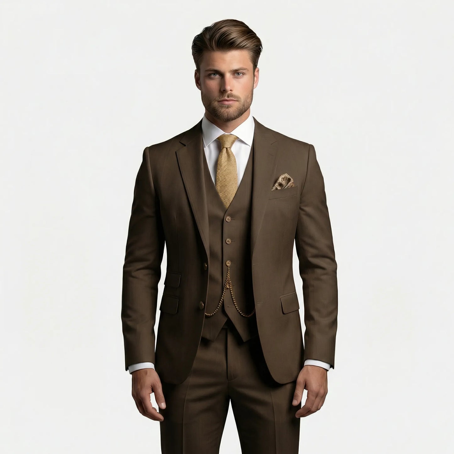 3-Piece Slim Fit Suit - Yannick