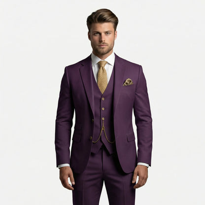 3-Piece Slim Fit Suit - Yannick