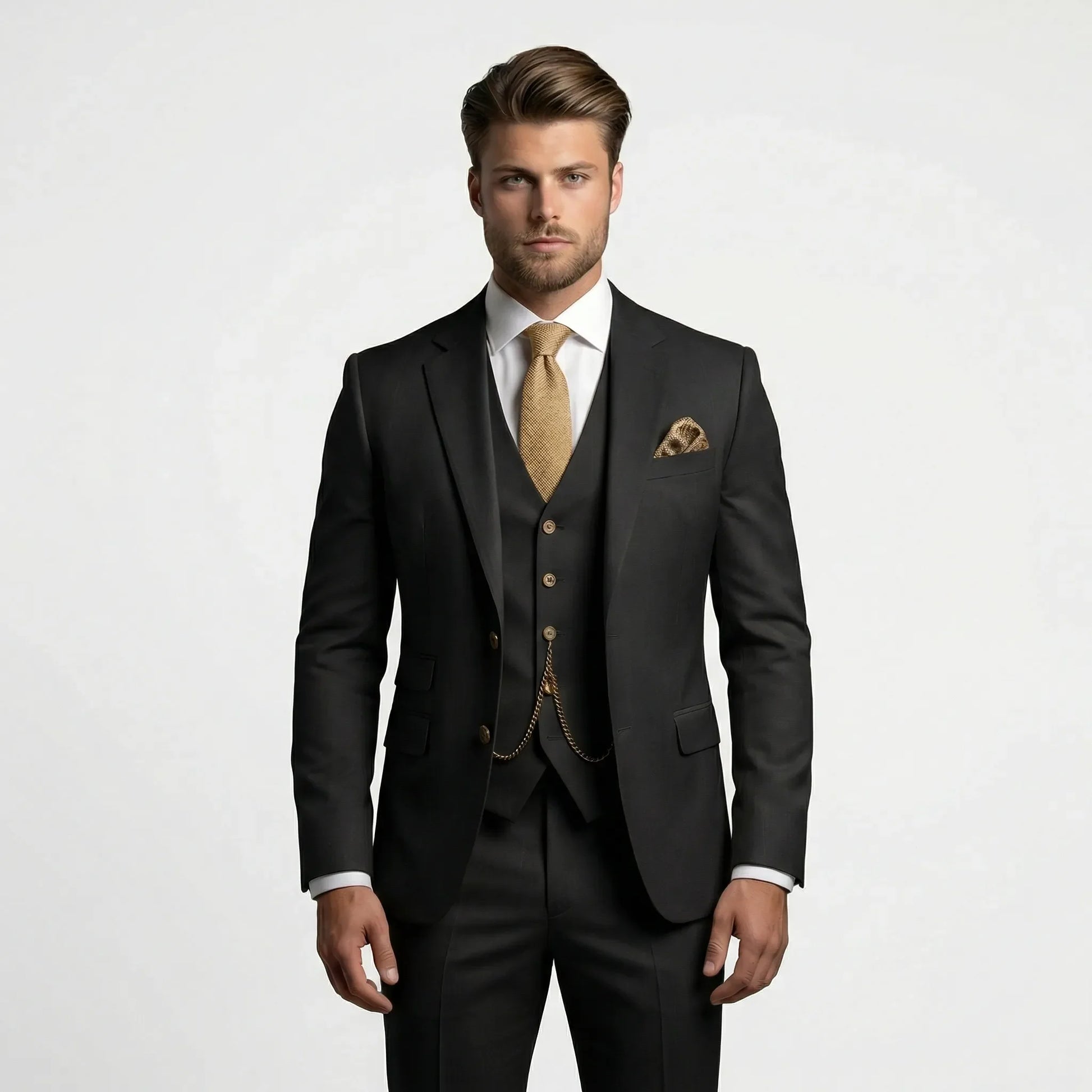 3-Piece Slim Fit Suit - Yannick