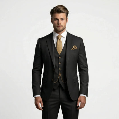 3-Piece Slim Fit Suit - Yannick