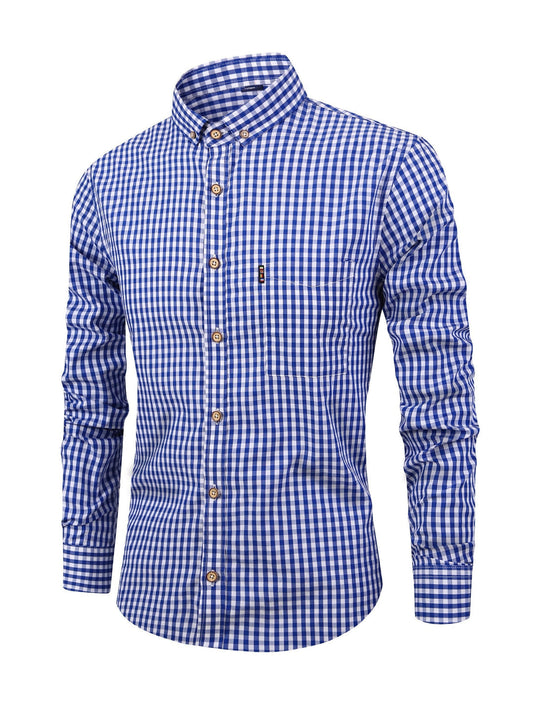 Checked Men’s Shirt with Comfortable Fit - Jules