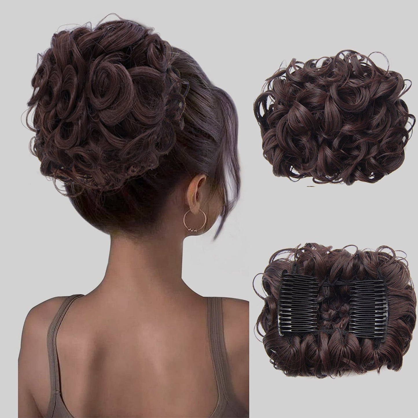 Curly Knot Hair Extension – FluffyFix
