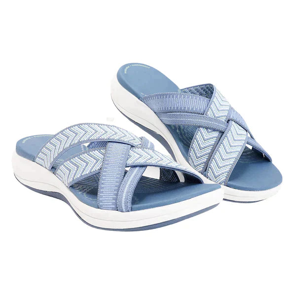Breathable women's slip-ons with a shock-absorbing footbed – Lina