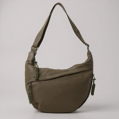 Shoulder Bag - Adjustable Strap, Multi-Pocket Nylon Crossbody 8