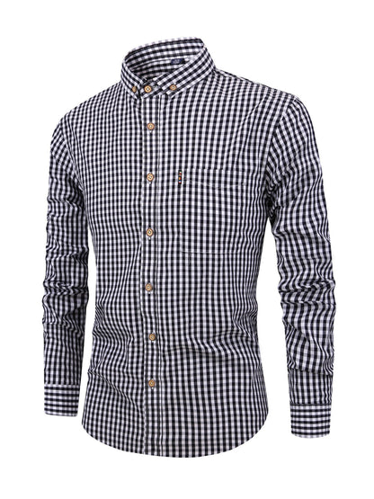 Checked Men’s Shirt with Comfortable Fit - Jules