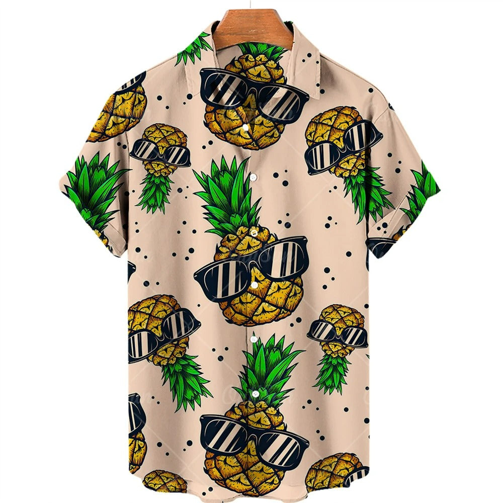 Tropical Hawaiian short-sleeved shirt – Mateo