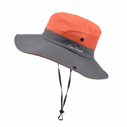 Stylish women's UV protection sun hat with a wide brim – Livia
