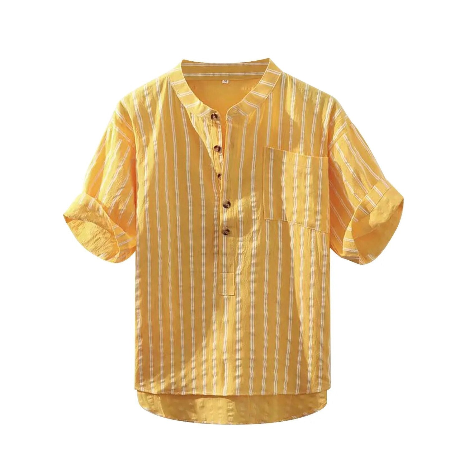 Striped men's summer shirt – Jesse