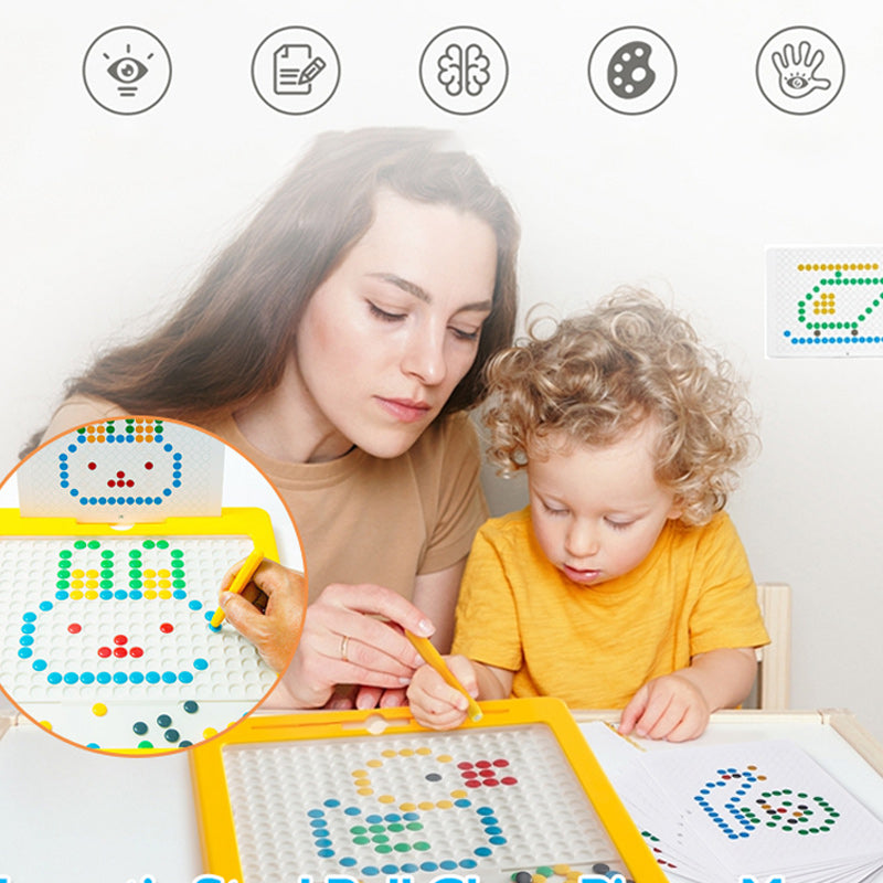Magnetic Drawing Board with Beads - MagniDots