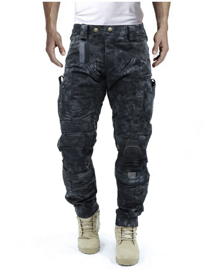 Functional Men's Cargo Trousers with Knee Protection – Bram